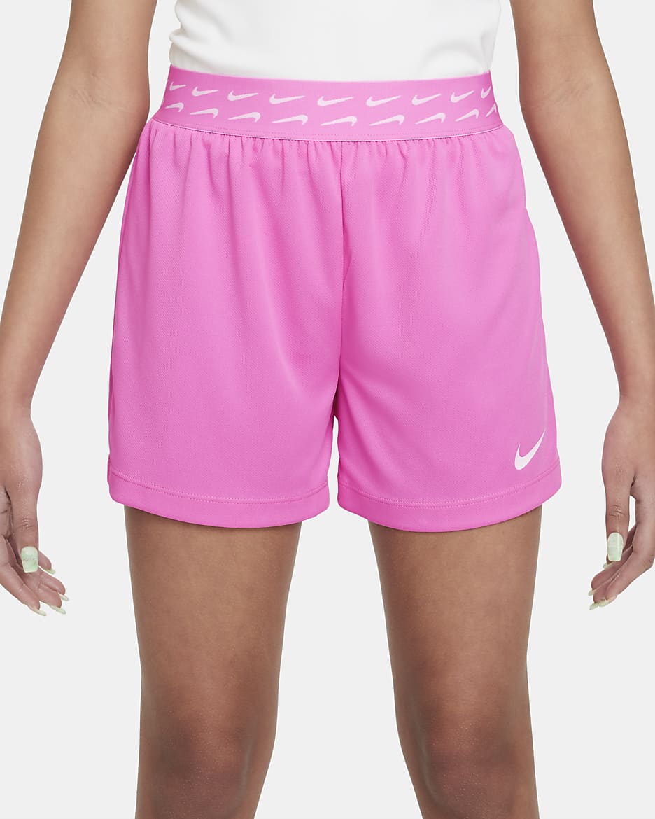 Set shops of 4 Girl's Large Nike Dri-fit Running Shorts With Lining & Draw String